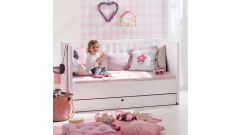 Carlo Bettsofa 70 x 140cm (Babybett, Umbauseiten, Bettkasten)