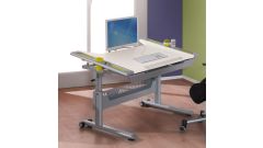 Tablo Schreibtisch Kreideweiß mit Dekorset (Farbwahl)