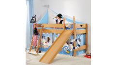 Motiv Vorhangset Pirat (für 120/125/160 cm Betten/Etagenbetten) 