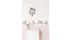 Wandsticker - Flowers & Leaves
