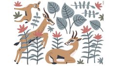 Wandsticker - Gazelles