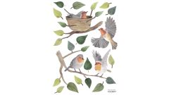 Wandsticker - Robins Redbreast