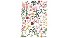 Wandsticker - Blumenwiese mit Wildblumen (A3 / 29,7 x 42 cm)