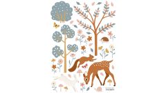 Wandsticker - Waldtiere & Hirsche