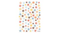 Wandsticker - Bunte Sterne (A3 / 29,7 x 42 cm)