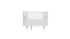 Ausziehbares Babybett in classic white