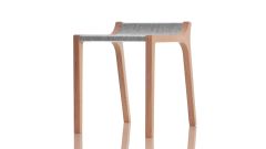 Sibis Xarre Kinderhocker Birke/Filz grau (2 - 8 Jahre)