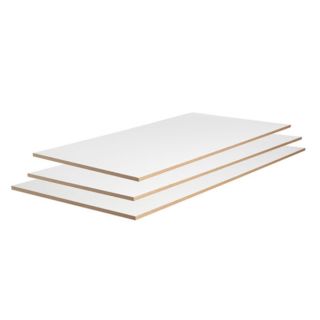 Weiße Melamin Tischplatte (für E2 Tischgestell)