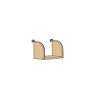 Buchablage 801 schmal, natur