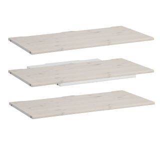 3er-Set Einlegeböden whitewash für 100cm Endlosschrank