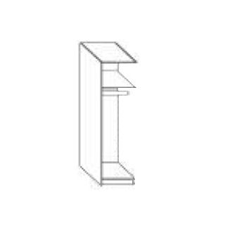 Endlos-Kleiderschrank-Anbauelement B 50 cm - für 1 Tür (ohne Tür)
