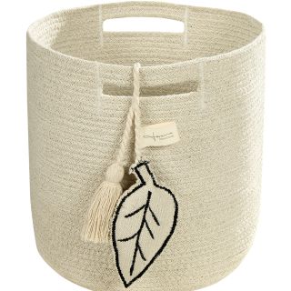 Aufbewahrungskorb Leaf Natural, 30cm hoch