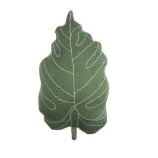 Waschbares Strickkissen Babyleaf, 42 x 28 cm