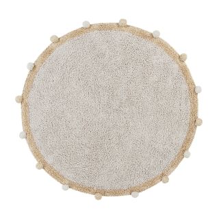 Waschbarer Teppich Bubbly Honey, (Ø 120cm) 