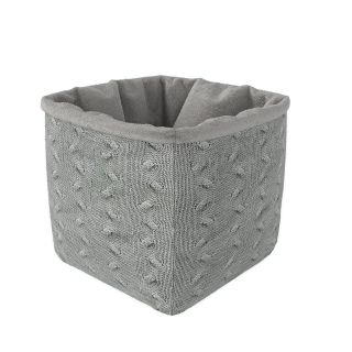 Aufbewahrungskorb Grey Knit, klein (gestrickt)