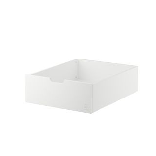 Bettkasten in weiß für ausziehbares Babybett