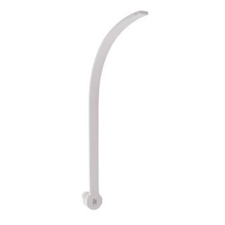 Mobilehalter aus Holz für Babybetten, grau